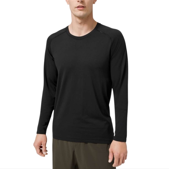 Lululemon Metal Vent Tech Long Sleeve Shirt Athletic Light Black Men's size XXL - Picture 1 of 10